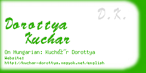 dorottya kuchar business card